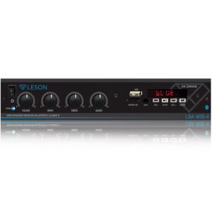RECEIVER LSA 400.4 60WRMS BT 4 CH GRAVES MÉDIOS AGUDOS 4 OHMS 2AMPLS400