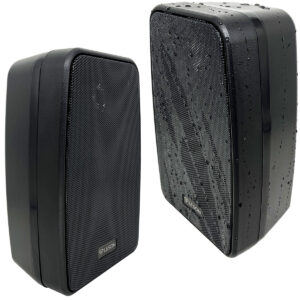 PAR CAIXA DE SOM 140WRMS (PAR) 8 Ω - RES. AGUA - TELA AÇO - PRETA  2LSA74CXP