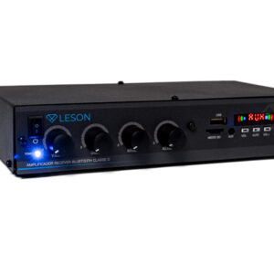 Amplificador bluetooth  receiver 60W som ambiente Le son 4 canais controle grave médio agudo usb memory card aux fm classe D saida aux para sub ativo