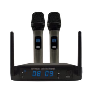 MICROFONE SEM FIO LS 926 2 BASTÕES V.2 MULTIFREQUENCIA 2AM0LS926